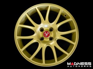 FIAT 500 ABARTH Tributo Ferrari Alloy Wheel Set - Gold Finish